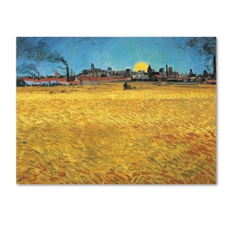 Trademark Fine Art Vincent van Gogh 'Summer Evening 1888' Canvas Art, 24x32 BL01424-C2432GG